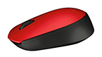 LOGITECH Wireless Mouse M171 - RED - 910-004641